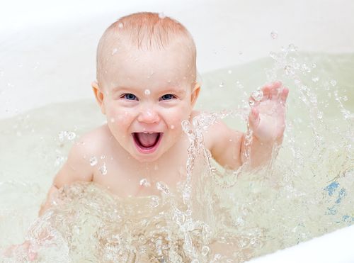 Bigstockphoto_Bathing_Baby_6122588